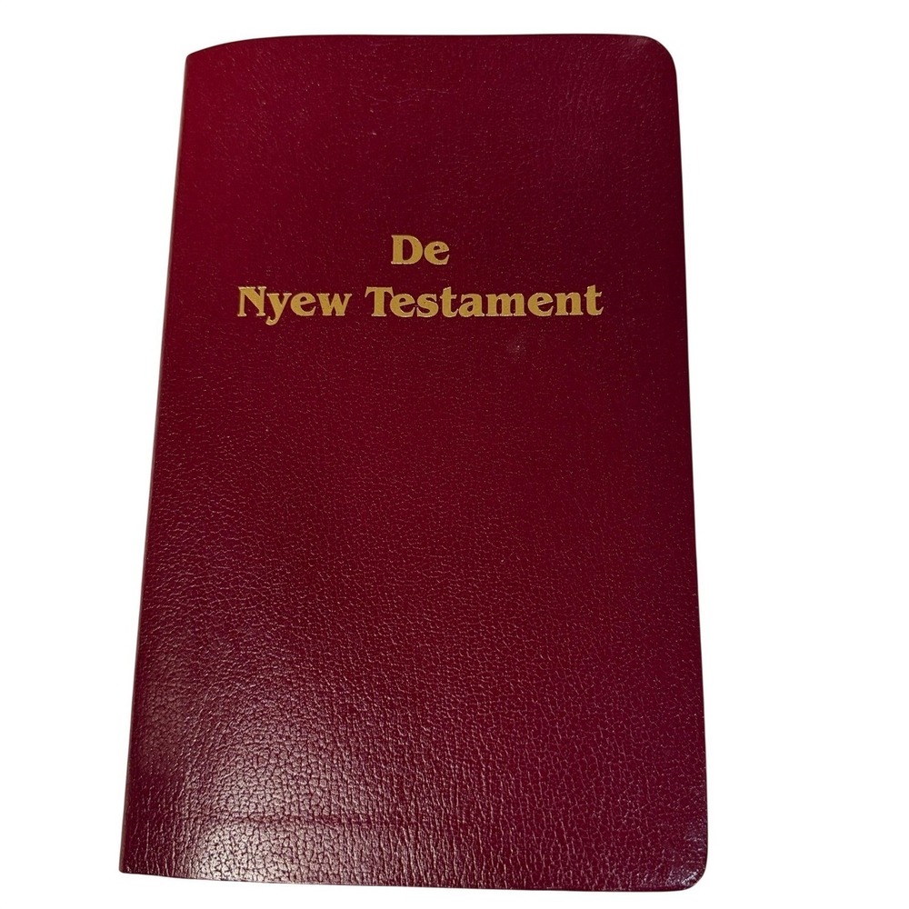 Vintage Holy Bible Dictionary Concordance Black Leather Cover 5" x 5 1/2" New